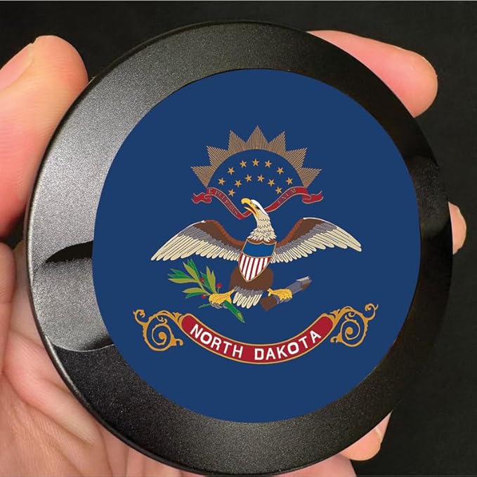 Brotherhood Metal Zyn Container - Metal Zyn Holder - Zyn Metal Can - Metal Container for Zyn Holder - Metal Zyn Can Golf Gifts for Him - Zyn Containers for Golf - North Dakota State Flag