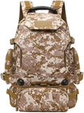 Tactical Backpack Military Molle Hiking 20-35L Outdoor Camouflage Pack Tactical Special Ops Pack Desert Camouflage