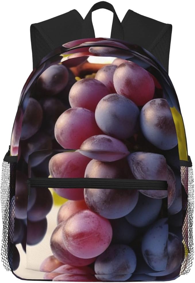 Travel Backpack For Men Women Desert Grapes Printing Waterproof Lightweight Casual Backpack Bag 20l Large Computer Daypack