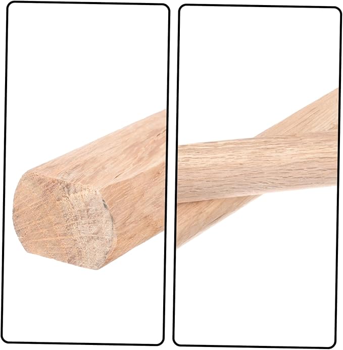 Wooden Axe Handle Replacement for Camping and Chopping Sturdy Handcrafted Wood Accessory Fits Most Axes 2-Piece Set