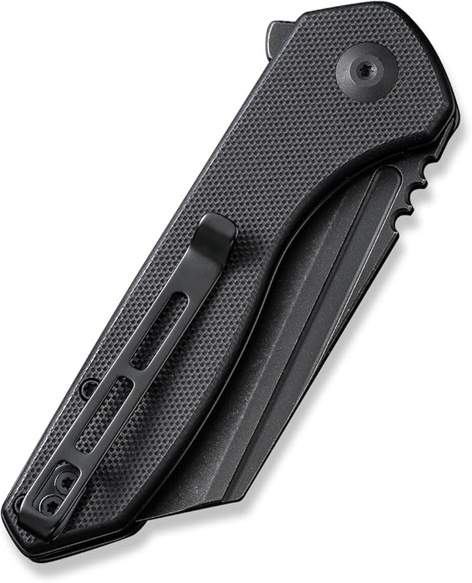 CIVIVI Pocket Knife for Men ExOne Folding Knife with Flipper 2.94 Nitro-V Reverse Tanto Blade G10 Handle for Perfect EDC Gift C23036-1