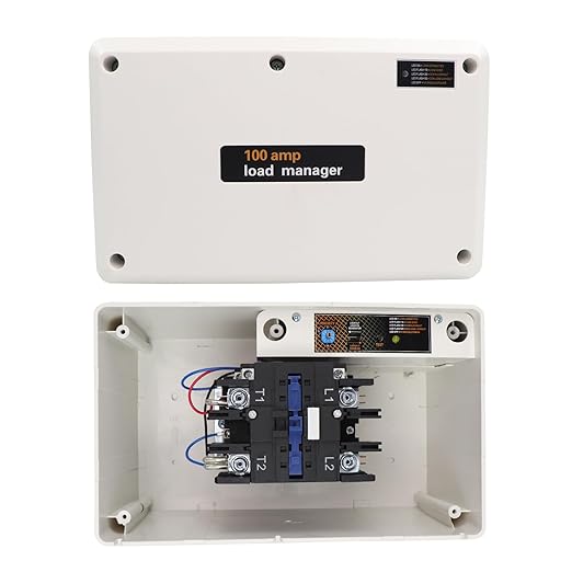 100 Amp Load Manager Compatible with Generac 7006 Smart Management Module Wireless Generator Protection Module with 8-Zone Control Real-Time LED Monitoring