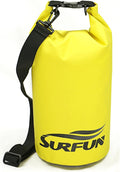 Surfun® Waterproof Dry Bag Dry Sack with Shoulder Strap for Camping Kayaking Hiking Boating Rafting Swimming Fishing Snowboarding Backpacking and Floating
