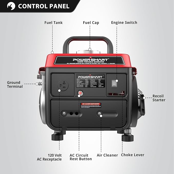 1200W-Watt Portable Inverter Generator
