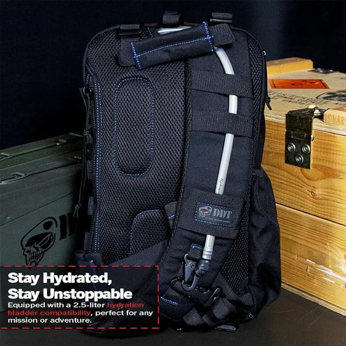 DDT Death Dealer Tactical Assassin Sling Bag Color Blueline
