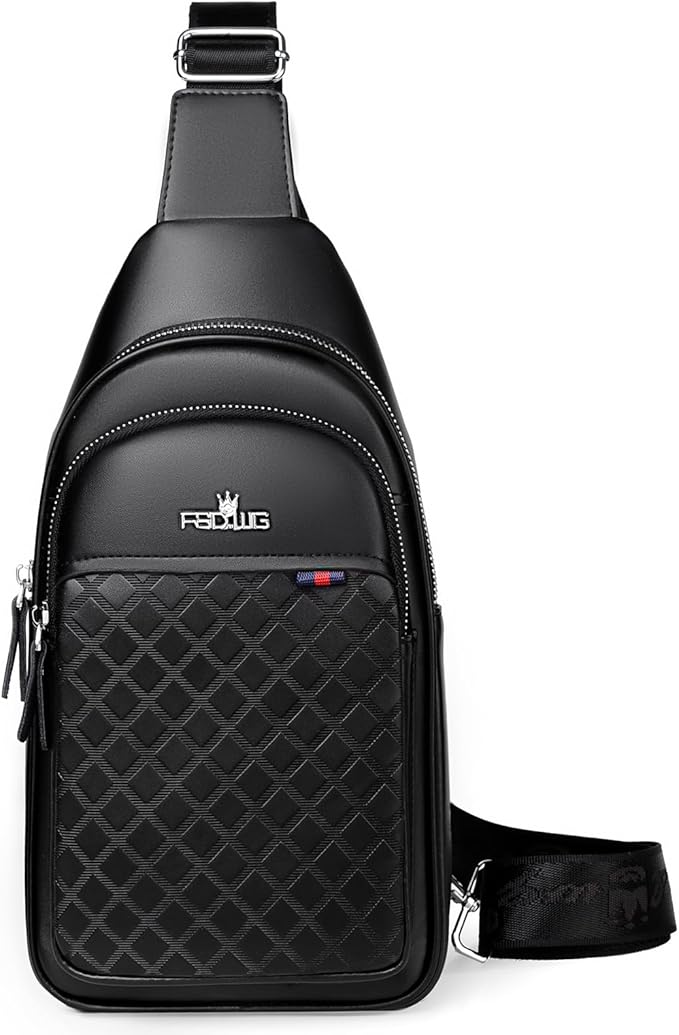 FSD.WG sling Backpack for Men Chest Bag Crossbody Shoulder Bags Travel Bag Purse for Men with Water Resistant