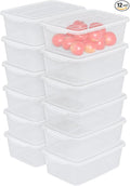 Readsky 12 Packs Clear Plastic Latching Storage Box 14 Quart Latch Containers with Lid Clear Latching Storage Bin