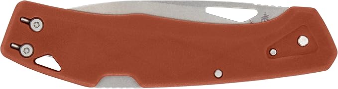 Gerber Gear LST - EDC Pocket Knife - Survival Tactical Tool for Travel Camping &amp Outdoor Adventure - Lightweight &amp Compact Folding Knife - Stainless Steel Blade - Orange