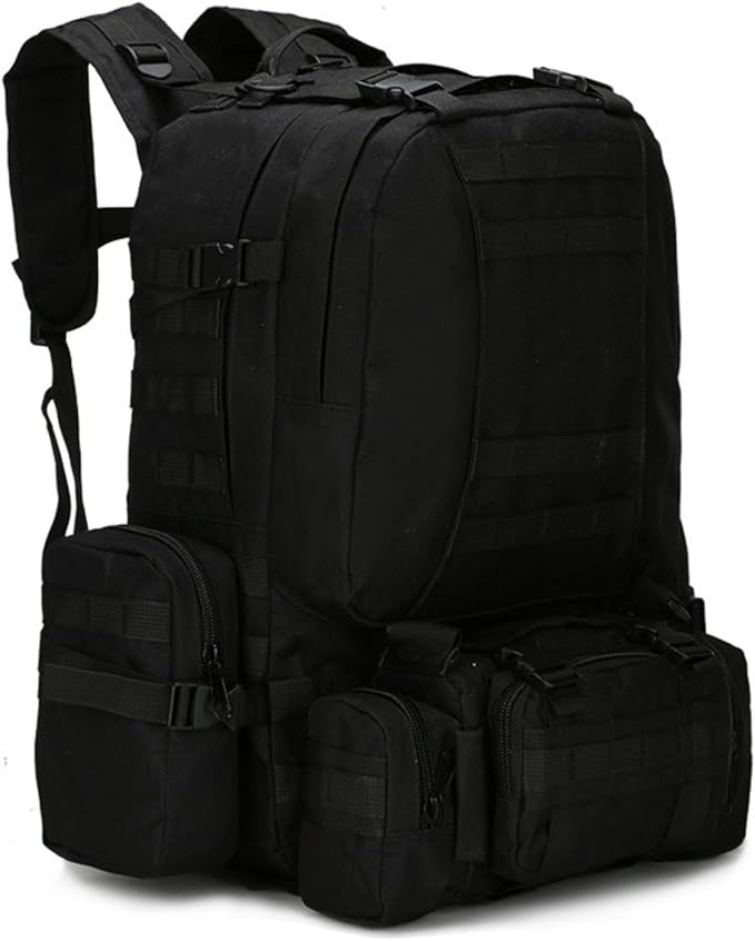 Outdoor Oxford cloth backpack hiking tactical bag hiking combo backpack men's camping travel bag