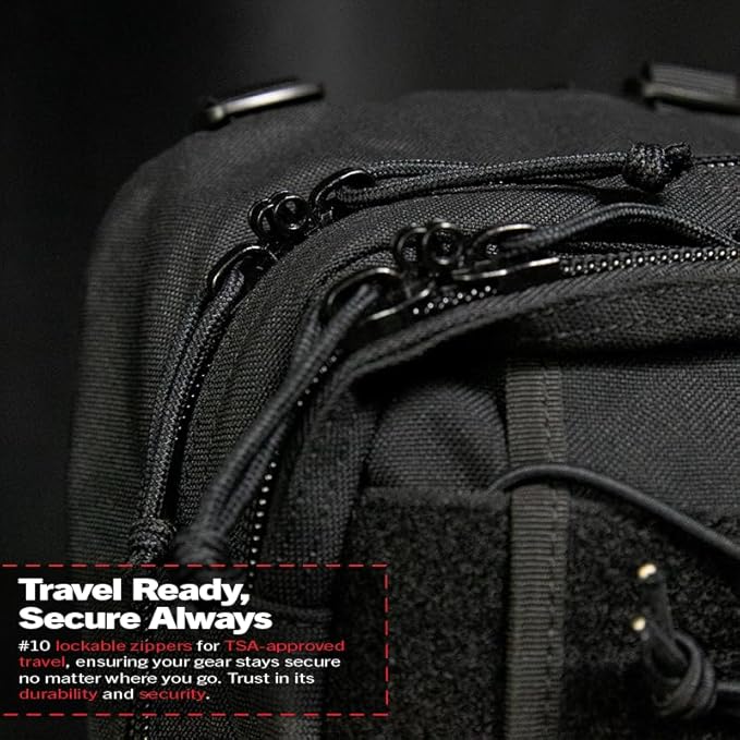 DDT Death Dealer Tactical Assassin Sling EDC Bag Color Black