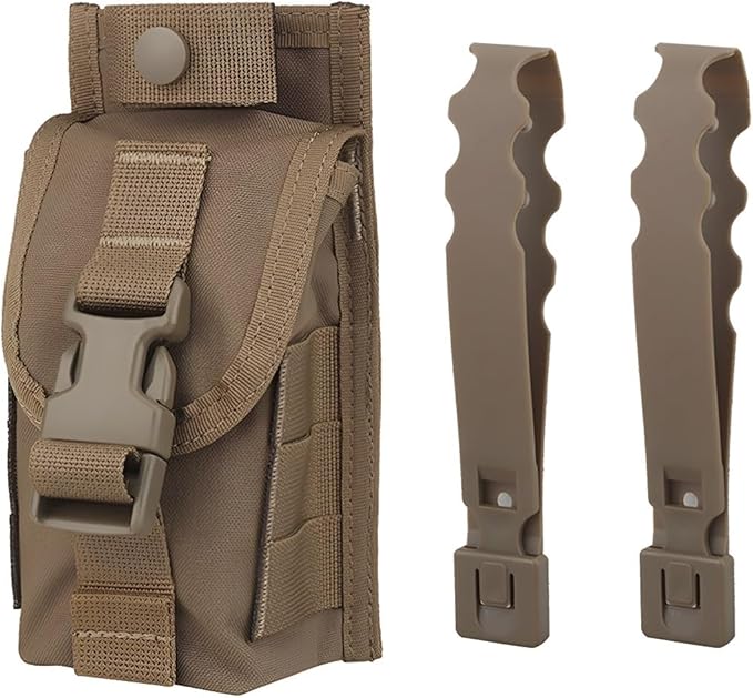 Portable Wilderness Survival Gear Pack Compact First Aid Pouch With MOLLE Attachment Nylon Accessory Bag