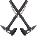 Camping Axes 2 Pack Hatchet with Sheath Clip Bottle Opener Wrench Outdoor Tomahawk for Splitting Wood Hunting Hiking AXE04x2