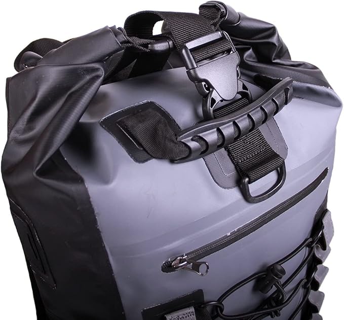 Rockagator Waterproof Backpacks - Hydric Series 40 Liter Hunting Camouflage Quick-Submersion Waterproof Backpack River Dry Bag for Canoeing Kayaking or Rafting Storm