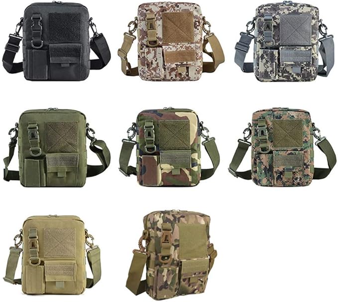 Sunnystacticalgear Outdoor Sports Hiking Sling Pack Camouflage Tactical Shoulder Bag - ACU