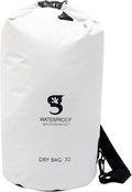 geckobrands Tarpaulin Dry Bag – Waterproof PVC Bag with Carabiner for Secure Storage for Boating Kayaking Camping