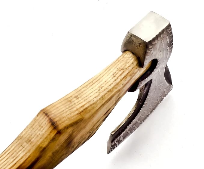 Custom Handmade Stainless Steel Viking Axe with Gorgeous and Solid Wood Handle (Y-07)