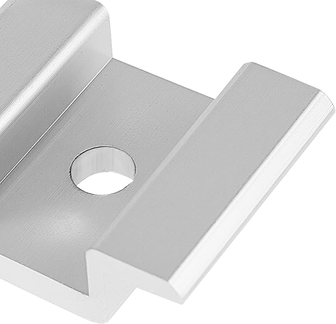 60 PCS Solar Panel Mid Clamps Solar Panel Bracket Aluminum Solar Mid Clamp for Solar Panel Mount 2 x 0.6 x 1.1 inch