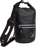 Mission Darkness Dry Shield Faraday Tote 15L // Waterproof Dry Bag for Electronic Device Security &amp Transport // Signal Blocking Anti-Tracking EMP &amp CME Shield Data Privacy for Mobile Devic