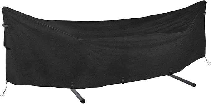 Polyester Hammock Protector 149.6 in Wind/Waterproof Black Cover