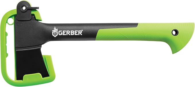 Gerber Gear Freescape Hatchet - 14 Camping Hatchet with Included Sheath - Green