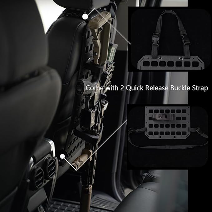 8x12.5inch Tactical MOLLE Organizer Platform for IFAK Pouch Gun Holster Rigid Molle Panel Portable Insert Backpack Hunting Attachment
