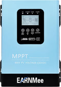 120A MPPT Solar Charge Controller12V 24V 36V 48V 60V 72V 84V 96V Solar Battery Regulator PV Max 230V for Sealed Lead Acid Gel and Lithium Battery (120A)