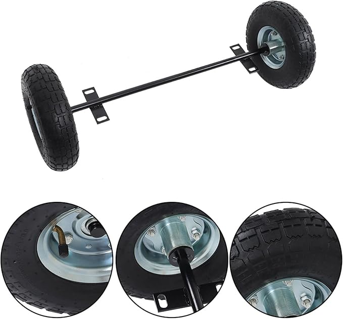 Wheel Kit Replacement for 9000 8750 6500 Watt Black Generator 10 inches Pneumatic