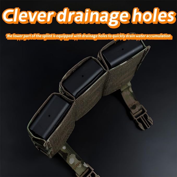 FAST Triple 7.62 Function Pack Panel Tactical Equipment Buckle Accessory Nylon Material 25.5 * 13cm For Team Activities Games