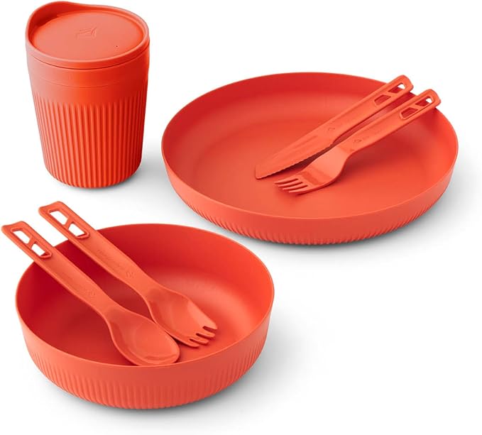 Sea to Summit Passage 1-Person Camping Dinnerware Set Plate Bowl Mug Utensils