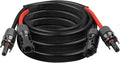 10AWG Solar Cable - 10FT Solar Panel Extension Cord 10 Gauge PV Wire with Flame Retardant Protective Sleeving Female &amp Male Waterproof Connector for RV Photovoltaic Systems Solar Panels (10 Feet