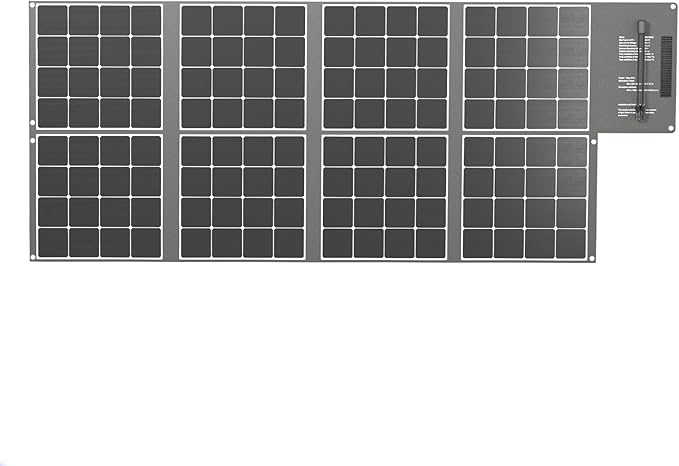 Renogy 400W Portable Solar Panel Foldable Monocrystalline Solar Blanket Huge Power Solar Panel Sunpower Solar Cells 23.7% High Efficiency for Power Station Outdoor Camping RV Solar Generator