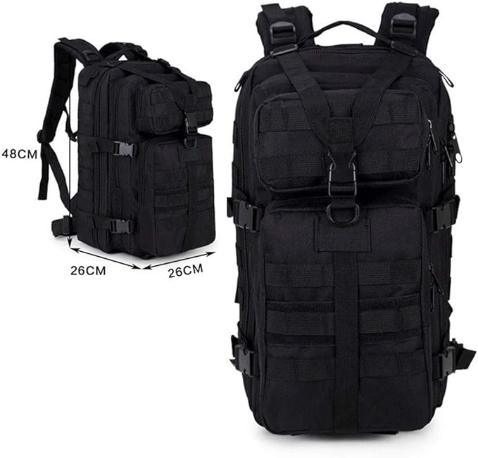 Outdoor Sports Pack Hiking Bag Tactical Rucksack Camo Knapsack Combat Camouflage Tactical 35L Molle Backpack - Mandrake