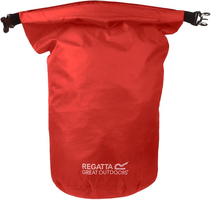 Regatta 10l Dry Bag Amber Glow Waterproof Taped Seams for Camping