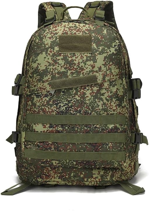 Men and Women Outdoor Camouflage Backpack Capacity Hiking and Camping Bag Multi-functional Storage Organizer 40L 3D Backpacks (A5 one size)