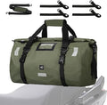 40L Waterproof Duffel Bag Motorcycle Dry Bags Large Heavy Duty Camping | Back Seat Roll Top Luggage Tail with Reflective Strips Backpack for Kayaking Rafting Boating Camping Travel