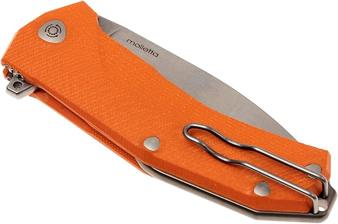 LionSTEEL KUR EDC Folding Knife Sleipner Steel Stone-Washed Blade