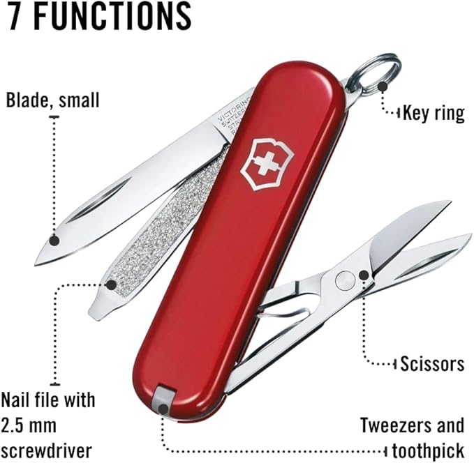 Victorinox Swiss Army Classic SD Pocket Knife Red
