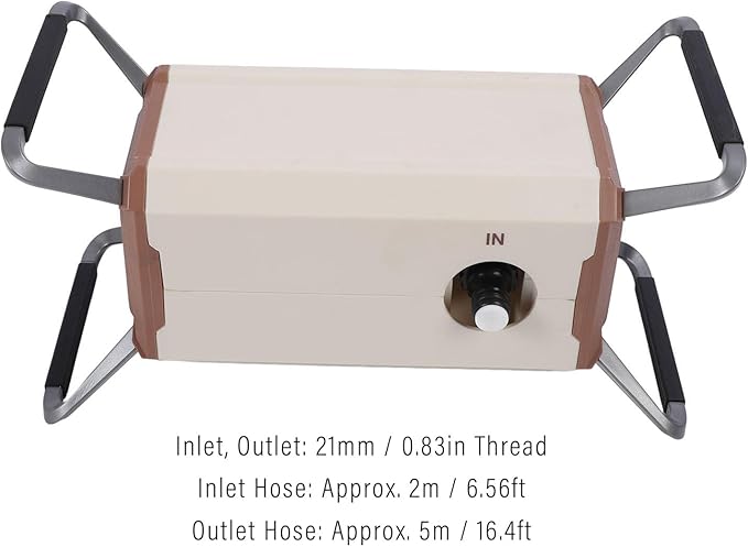 FTVOGUE Camping Shower Pump Portable Rechargeable 12000mAh IPX7 Water Proof Multiple Spray Modes Outdoor Camp Shower with Accessories (US regulations)