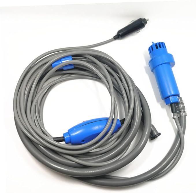12v Portable Outdoor Shower Kit Camping Shower Dc Cable Hose Water Pump for Travel Pet Outdoor Activities