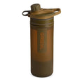 GRAYL GeoPress 24 oz Water Purifier Bottle - Filter for Hiking Camping Survival Travel (Coyote Brown)