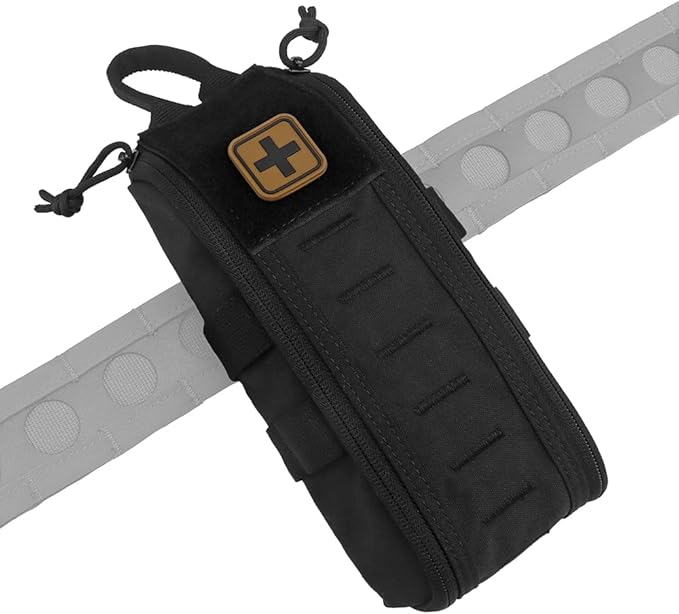 Tactical Medical First Aid Kit Military MOLLE Bag Waist Belt Pouch Quick Response Hunting Vest Bag First Aid Pack B
