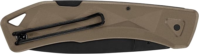 Gerber Gear LST Ultra - Lightweight EDC Knife - Survival Tactical Tool for Hiking Camping &amp Outdoor - Compact Folding Pocket Knife - Stainless Steel Blade - Made in USA - Coyote Brown