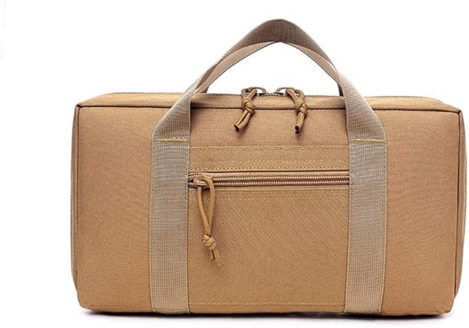 Outdoor Tactical Bag Assault Combat Kit Pack Tactical Clutch Bag Protective Pocket - Tan