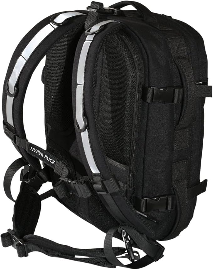 HYPERWEAR Hyper Ruck® 20L Rucking Backpack – Modular Load System Laptop &amp Plate Sleeves Fitness Hiking &amp EDC (Empty)