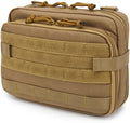 Outdoor Sports Airsoft Gear Molle Assault Combat Hiking Backpack Tactical Vest Accessory Camouflage Pack Kit Medical Pouch Bag - Tan
