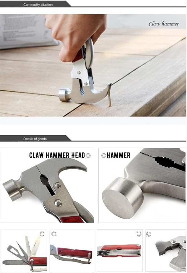 Stainless Steel Multipurpose Tool Kit Portable &amp Heavy Duty Light Weight &amp Durable Pocket Multi Tool Kit Suitable as Camping Multitool Emergency Pocket Tools