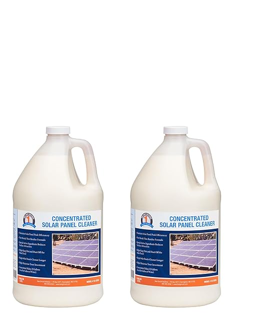 BareGround Solutions 1 Shot 1S-CSPC Glass &amp Solar Panel Cleaner ConcentrateRemove OilsFingerprints &amp Water SpotsPro Streak-Free Ultra Quick Dry Remove Dirt- Dust -Makes 32 Gallons1 Gallon