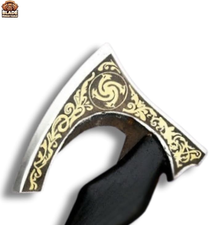 Custom Handmade Carbon Steel Tomahawk Hatchet – Black Ash Wood Handle | Throwing Axe &amp Outdoor Tool