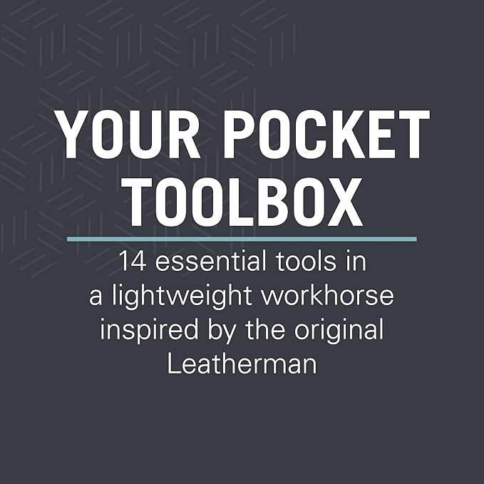 LEATHERMAN Bond 14-in-1 Lightweight Multi-tool for Camping Hiking &amp Everyday Carry (EDC) Made in USA Heathered Cranberry