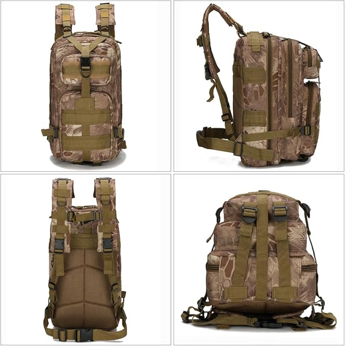 Military Tactical Backpack Rucksacks 3 Day Assault Pack Army Bag for Hunting Trekking Camping Outdoor (ACU Digital)